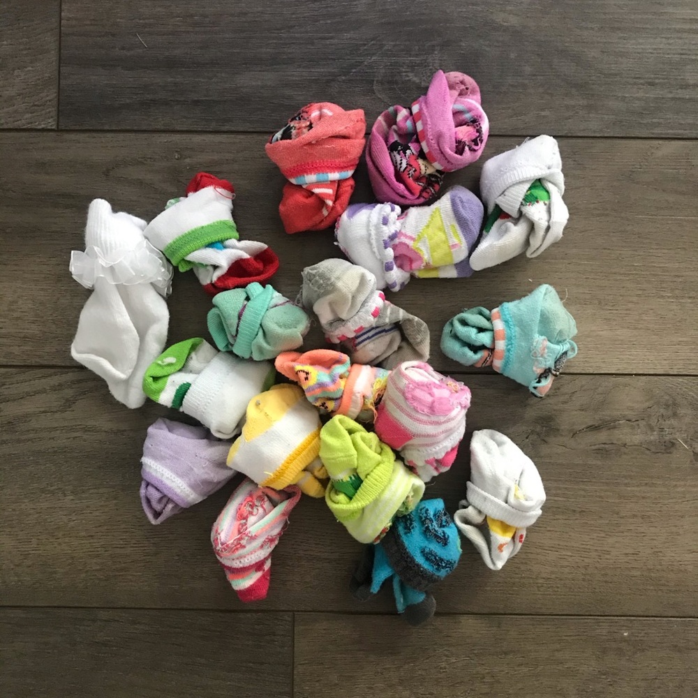 Bundle of toddler socks